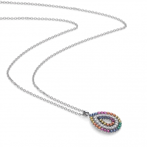 Collana in Argento con zirconi